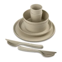Koziol Connect Helsinki service set 10 pieces, Natural desert sand Beige Discount