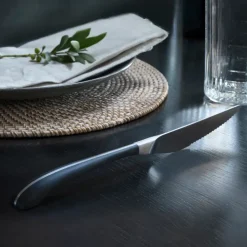 Robert Welch Contour bbq knife, black Silver-coloured Outlet