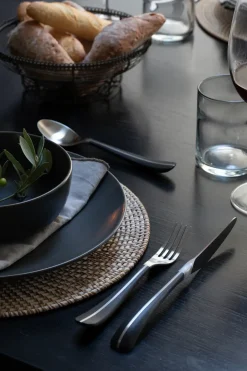 Robert Welch Contour cutlery 24 pieces, black Silver-coloured Best