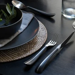 Robert Welch Contour spoon, black Silver-coloured Sale