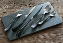 Robert Welch Contour spoon, black Silver-coloured Sale