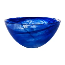 Kosta Boda Contrast bowl 350 mm, - Blue New