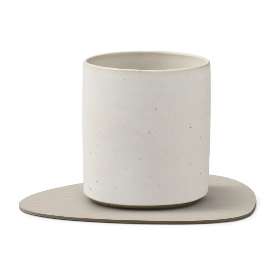 LIND DNA Corduroy coaster curve, Oyster White Grey Clearance