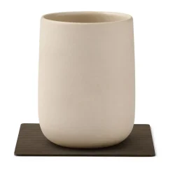 LIND DNA Corduroy coaster square, Caviar Grey Sale