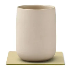 LIND DNA Corduroy coaster square, Lemon Sorbet Yellow Online