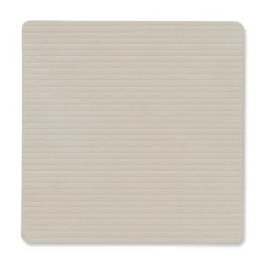 LIND DNA Corduroy coaster square, Oyster White Grey New