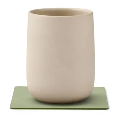 LIND DNA Corduroy coaster square, Olive Green Hot