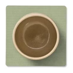 LIND DNA Corduroy coaster square, Olive Green Hot