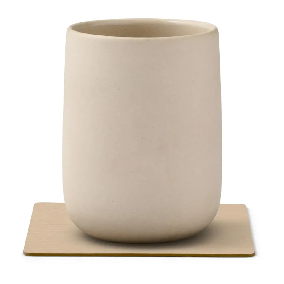 LIND DNA Corduroy coaster square, Sand Beige Hot