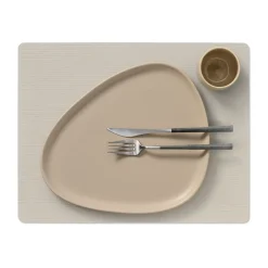 LIND DNA Corduroy placemat square L, Oyster White Grey Online