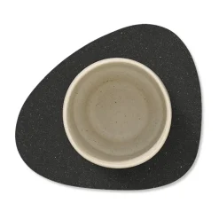 LIND DNA Core coaster curve, Flecked anthracite Black Best