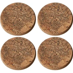 Formgatan Cork coaster 4-pack, Natural Brown New