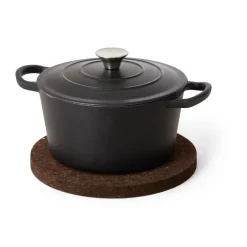 Formgatan Cork trivet smoked, Ø27 cm Brown Best