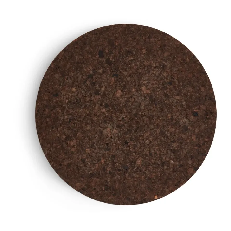 Formgatan Cork trivet smoked, Ø19 cm Brown New