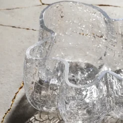 Kosta Boda Crackle bowl 10,5 cm, clear Transparent Hot
