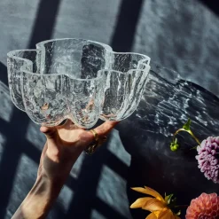 Kosta Boda Crackle bowl 10,5 cm, clear Transparent Hot