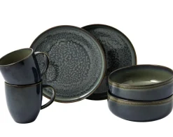 Villeroy & Boch Crafted Breeze breakfast set 6 pieces, Grey-blue Green Online