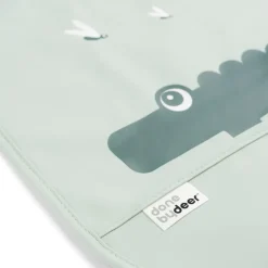 Done by deer Croco bib with Velcro 2-pack, Green Outlet
