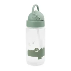 Done by deer Croco bottle with straw, Green Discount