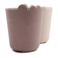 Done by deer Croco kiddish mini mug 10 cl 2-pack, Powder Beige Online