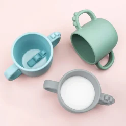 Done by deer Croco peekaboo sippy cup 170 ml, Blue Outlet