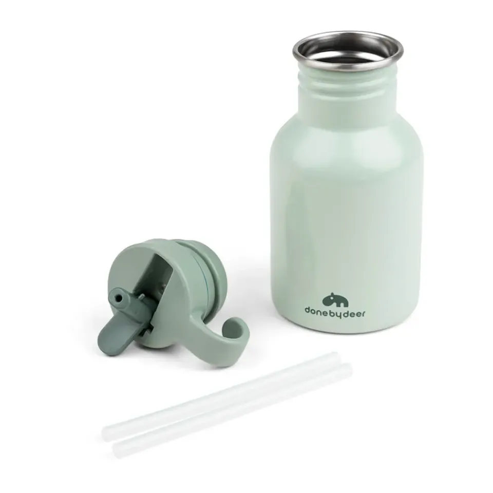 Done by deer Croco steel bottle 35 cl, Green Sale