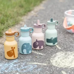 Done by deer Croco steel bottle 35 cl, Green Sale