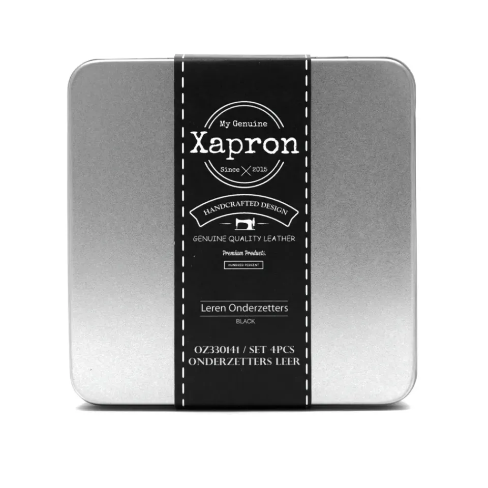 Xapron Cuba coaster 4-pack, Black New