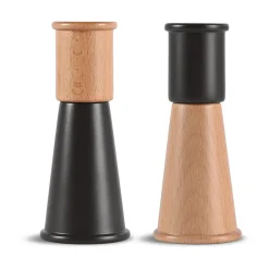 Sagaform Cucumber salt and pepper grinder small 2 pieces, Black-brown BlackBrown Outlet