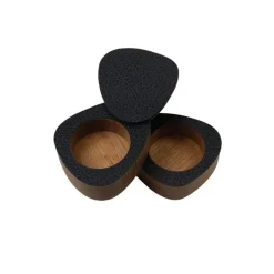 LIND DNA Curve salt & pepper set 2-pack, Natural- anthracite Black Outlet