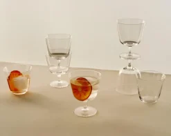HAY Curve Tumbler drinking glass 2-pack, Clear Transparent Sale