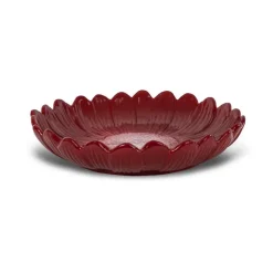 Sagaform Dagny deep saucer Ø27 cm, Burgundy Red
