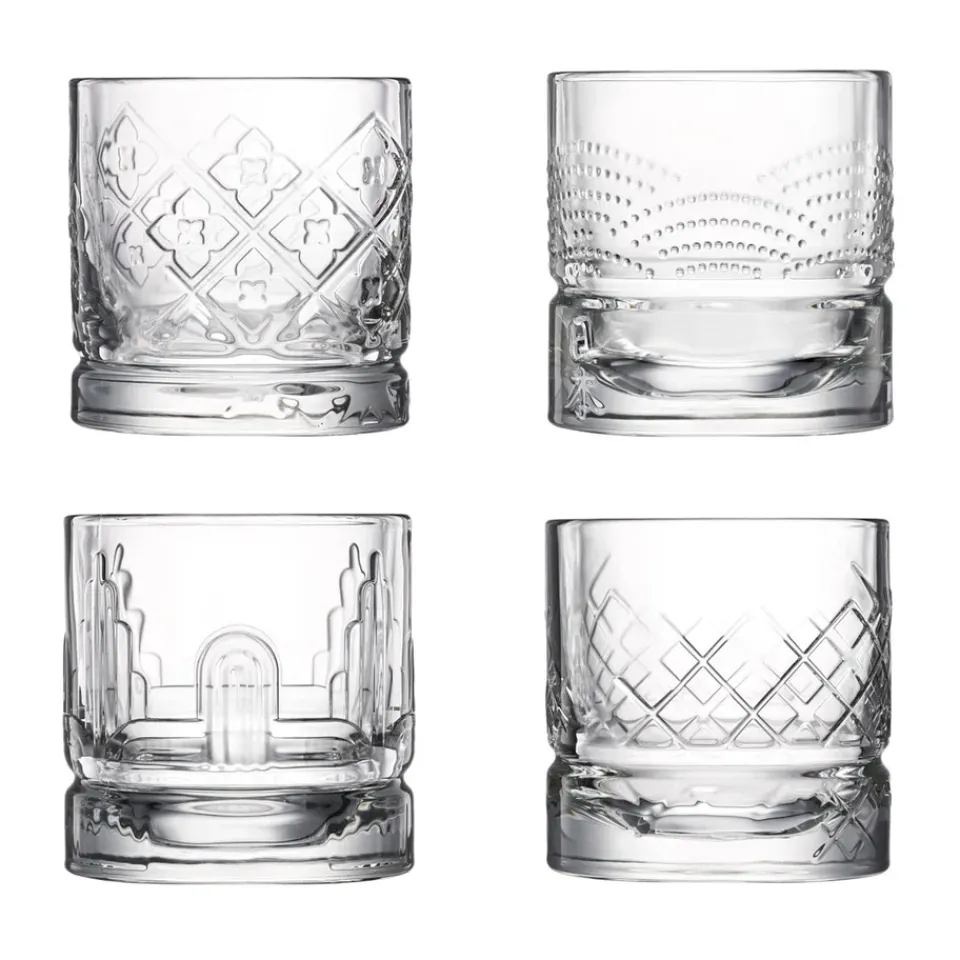 La Rochère Dandy whiskey glass 4 pieces, Clear Transparent Best