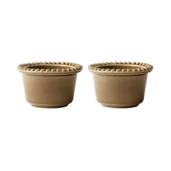 PotteryJo Daria small bowl Ø12 cm 2-pack, Umbra Beige Outlet