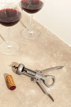 L'Atelier du Vin De Gaulle winged corkscrew, Silver Silver-coloured Best
