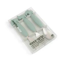 Done by deer Deer Friends Easy-grip cutlery set 3 pieces, Green Online