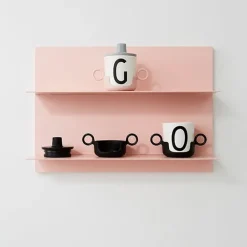 Design Letters beak lid to melamine cup, Blue