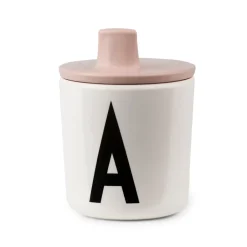 Design Letters beak lid to melamine cup, nude Pink Online