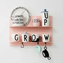 Design Letters beak lid to melamine cup, nude Pink Online
