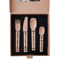 Design Letters children's cutlery melamine, Nude Beige Clearance