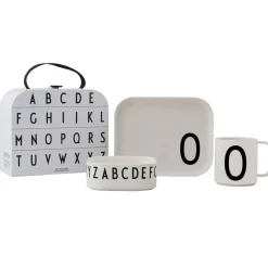 Design Letters children's dinnerware set, O White Sale