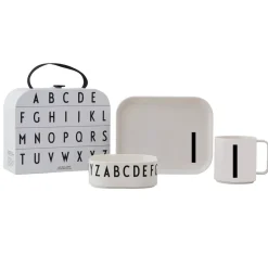 Design Letters children's dinnerware set, I White Online