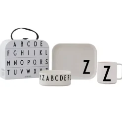 Design Letters children's dinnerware set, Z White Online