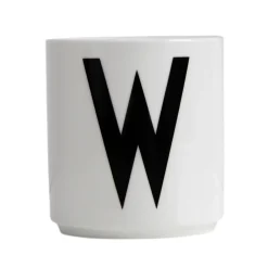 Design Letters cup, W White Discount