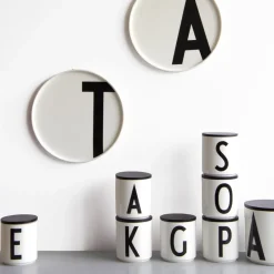Design Letters cup, W White Discount
