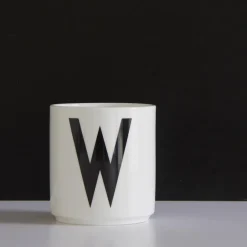 Design Letters cup, W White Discount