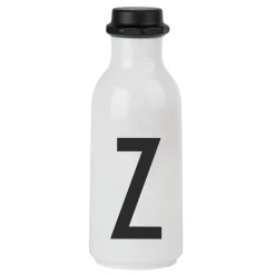 Design Letters drinking bottle, Z BlackWhite Outlet