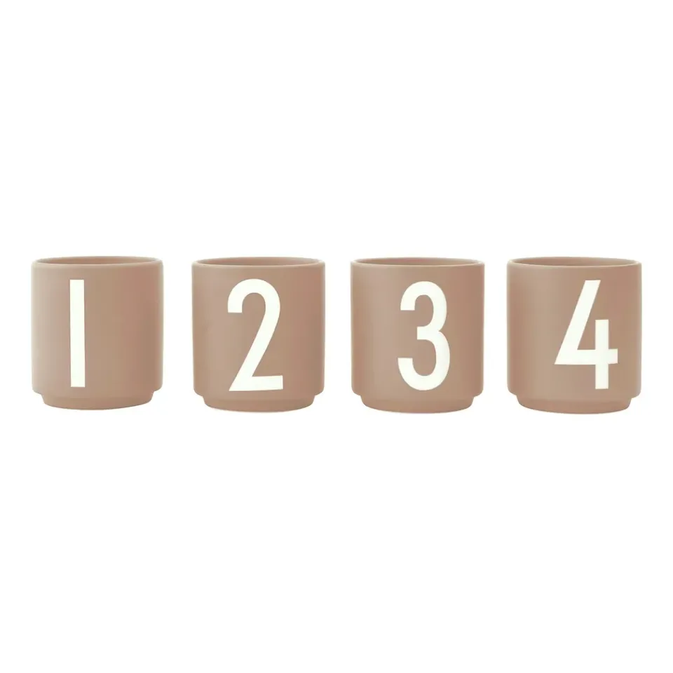 Design Letters espresso cup 4-pack, Beige Sale