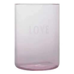 Design Letters favourite glass 35 cl, Love-rose Pink Online