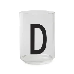 Design Letters glass, D Transparent Outlet